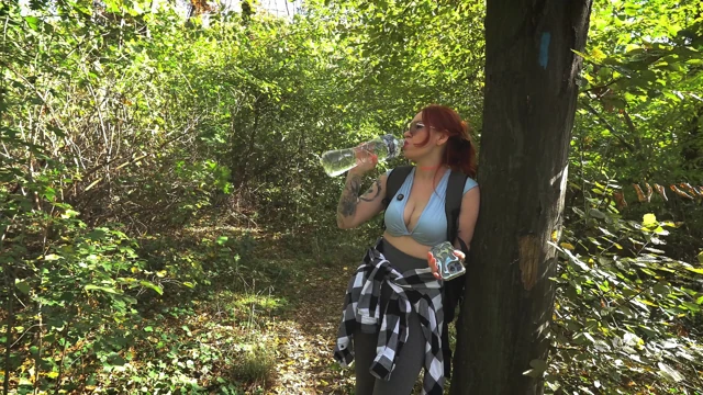 Step Mom’s Secret Masturbation in Share Tent Turns Taboo Fuck!