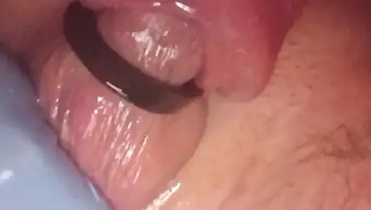 Sloppy Wet Blowjob with a Sex Toy/masturbation/jerking off