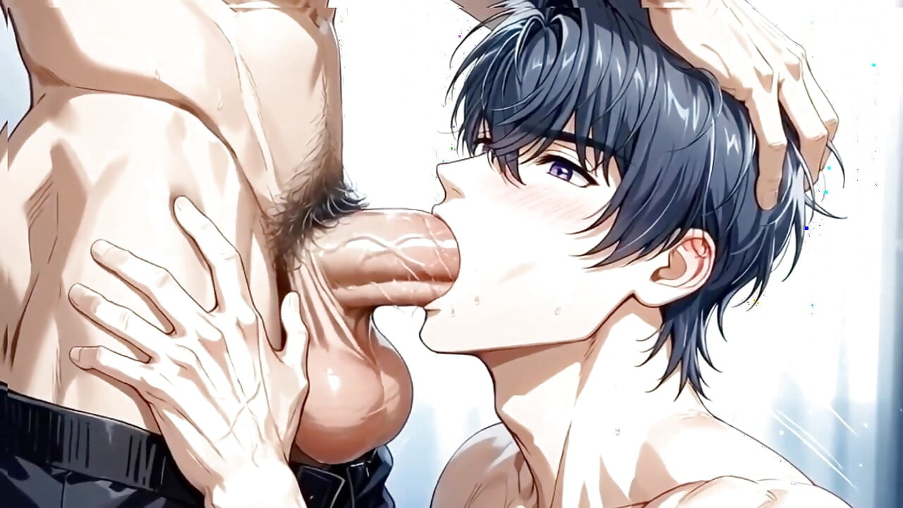 The Instructor Ate the Twink Ass at the Gym. Gay Boy Hentai Animation Yaoi Anime.