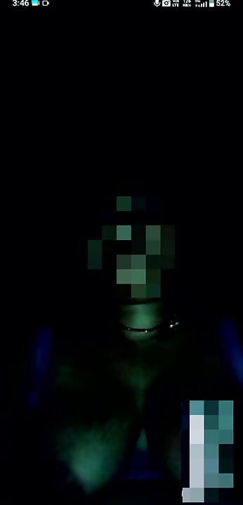 I saw it by video calling.