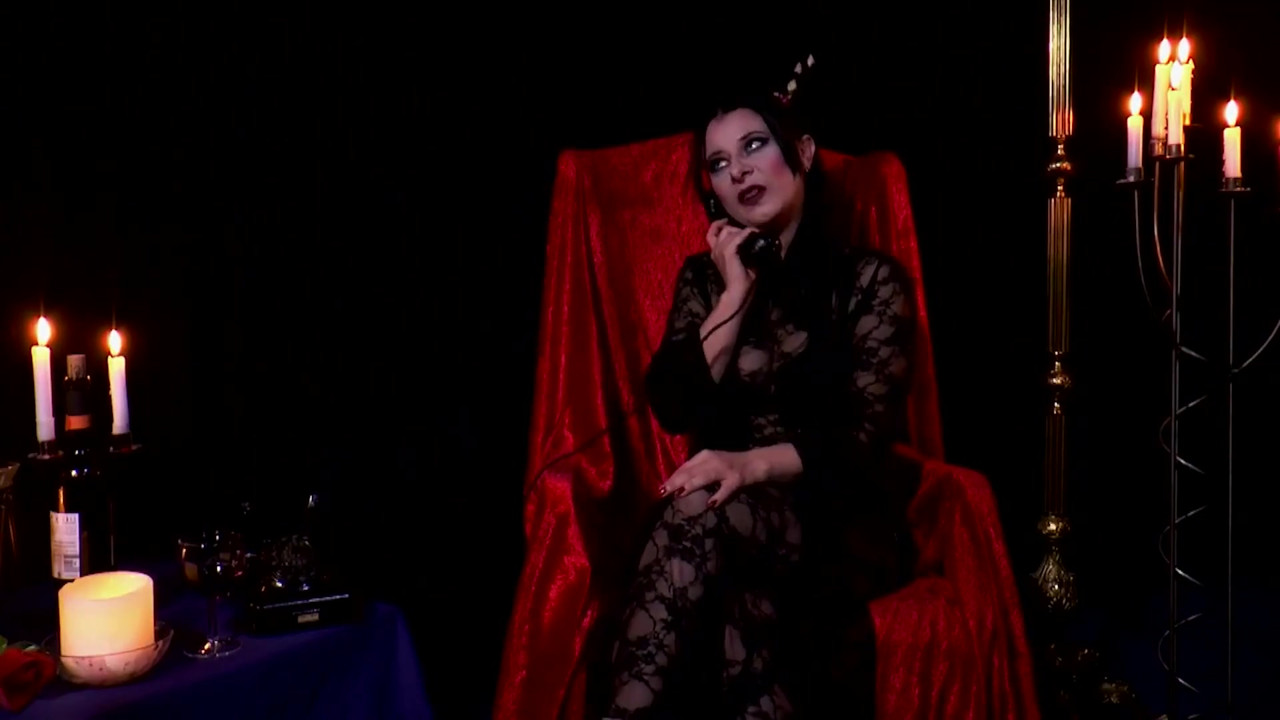 Bound Goth Babe in Lingerie Gets Intense Cock Ride