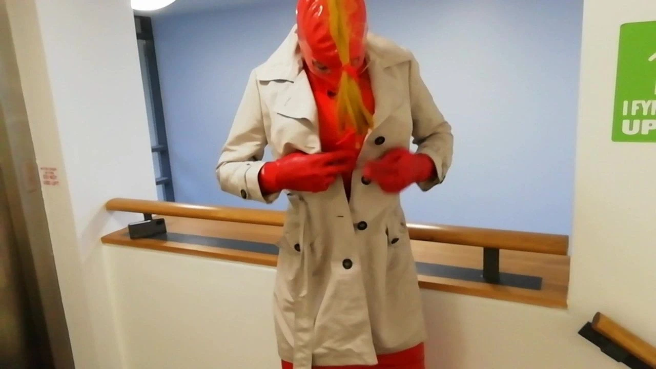 Red Latex in Posh hotel