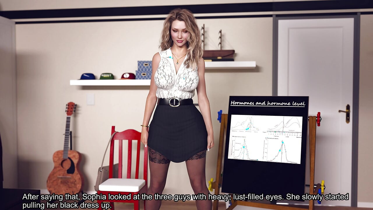 Awam เย็ดจริง Sophia ยั่วยวนและดูดควยของทุกคน