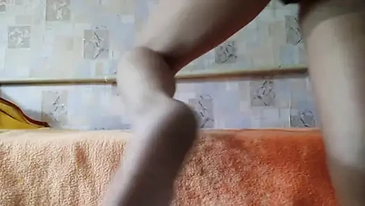 Extremely powerful eruption - anal beads and plugs in my ass