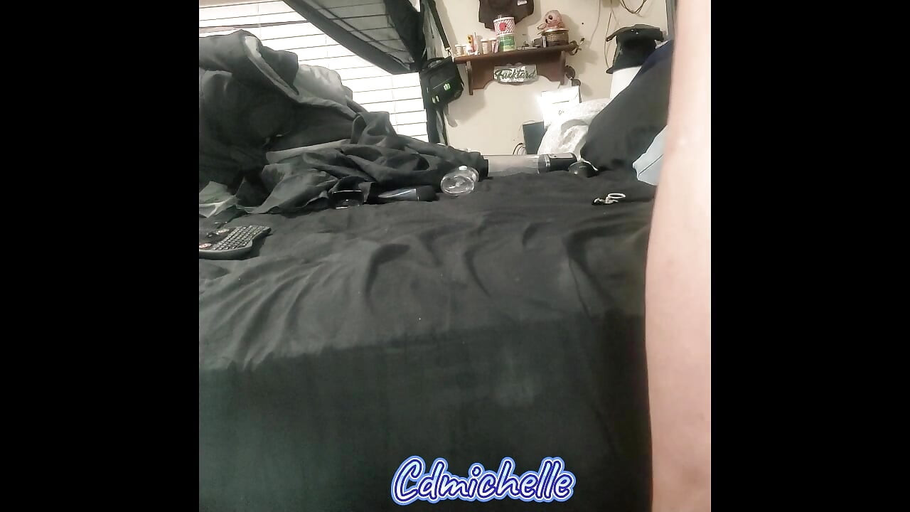 Sexy Crossdresser Wearing Blue Thongs