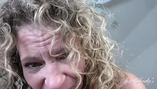 AuntJudys - Your Skinny Mature Step-Aunt Tia - Taboo Morning Ride