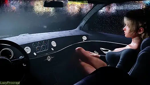 Финальная фантазия 15 FF15 - Lunafreya автомобиль, версия 1 WM ремикс цвет (без звука) от LazyProcrast Анимация 3D хентай