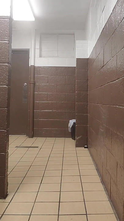 Key moment from "Playing inside and outside around a public bathroom"
