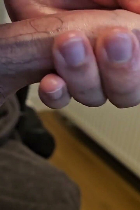 Uncut Curved Cock