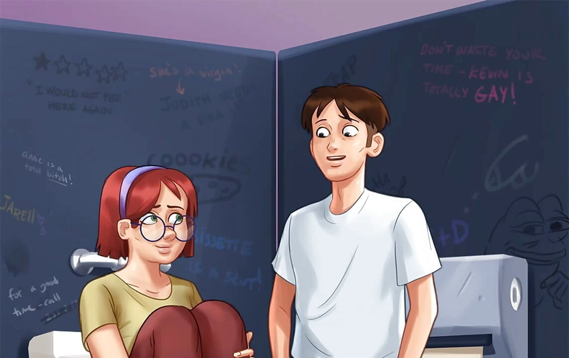 Summertime Saga Reworked - 5 i College Toaletter av Misskitty2k