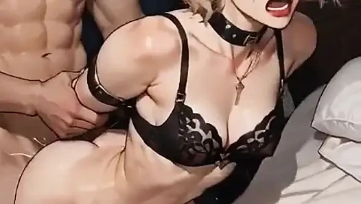 Aldatan evli kadın yıldönümünde eski sevgilisini sikiyor