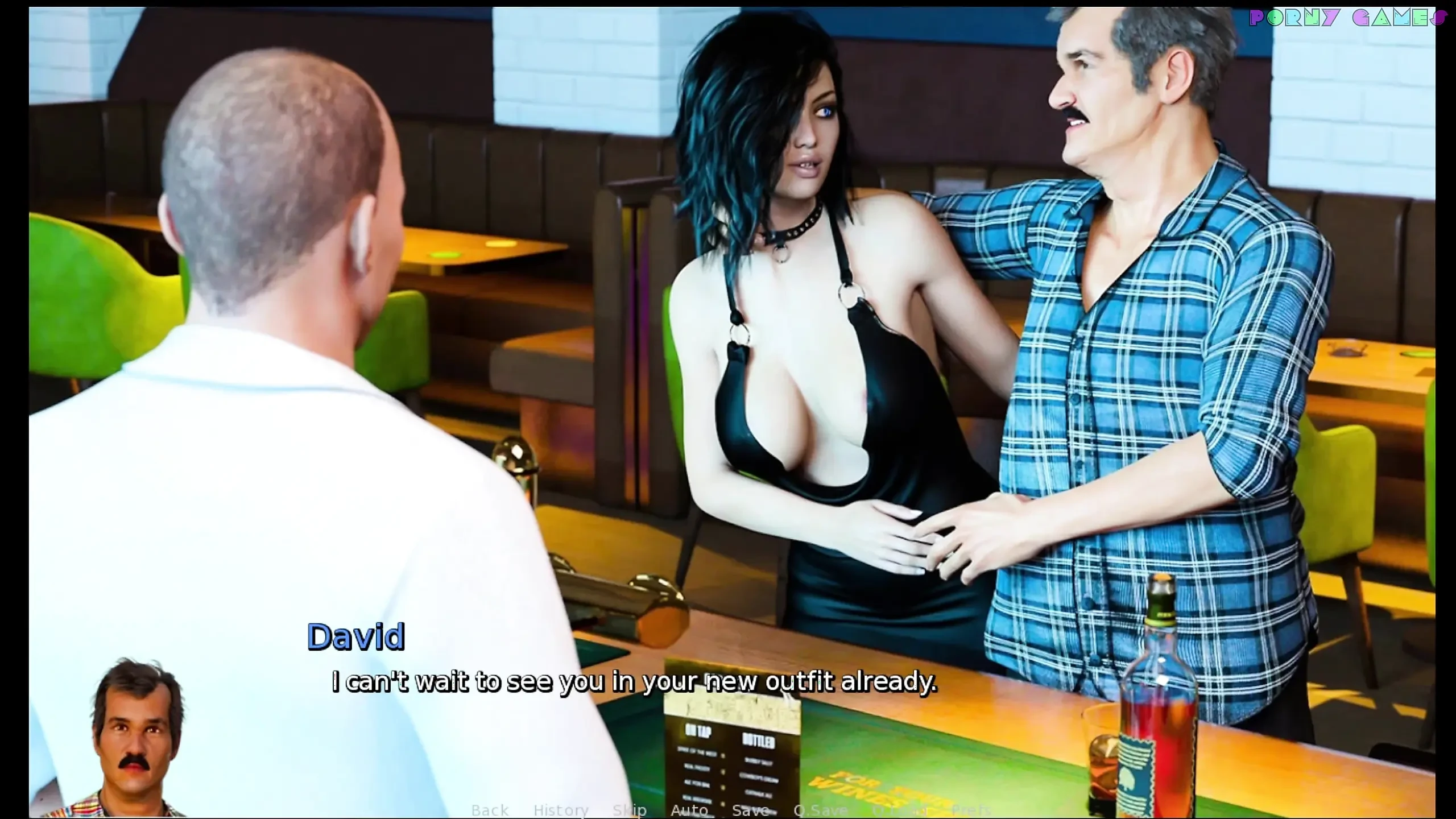 Anna – Exciting Affection by Deepsleep Games – New Work Outfit, Blowjob on the Workshop 17