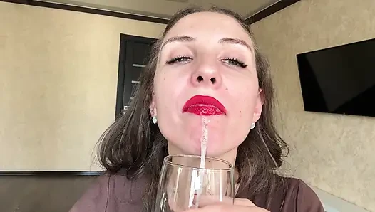 Uvula spucke nahaufnahme pOV