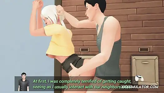 Erangan dalam echo melalui malam penuh gairah 3d