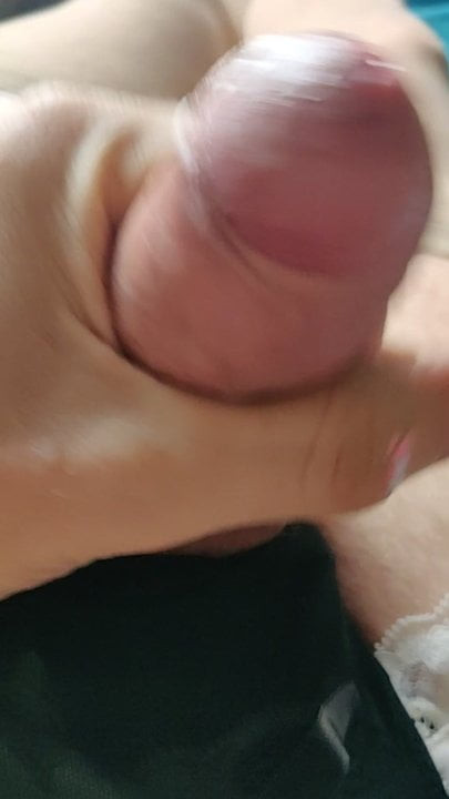 Wank with cum shot
