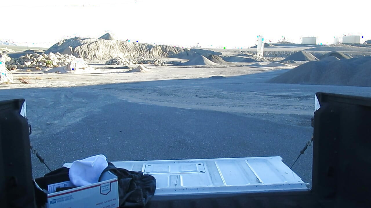 Empty Gravel Yard Cum