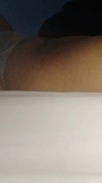 Powerful moment from "Guy wearing sexy little white thong panties gets his nipples licked by woman Female on Male underwear"