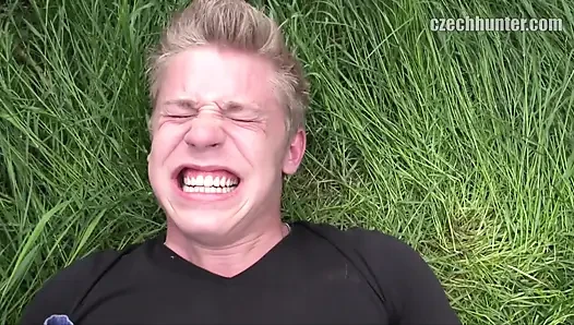 Czech Hunter - Twink Was Chilling in the Park and Craved Some Anal