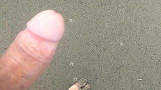 masturbate on the beach