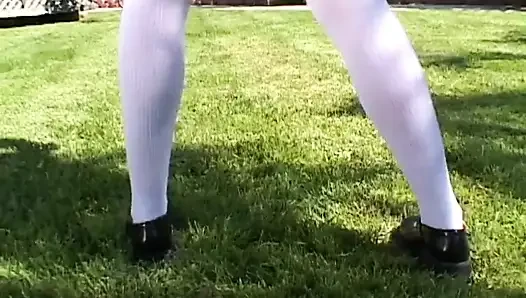 Pussy licking pussy fucking in college uniform