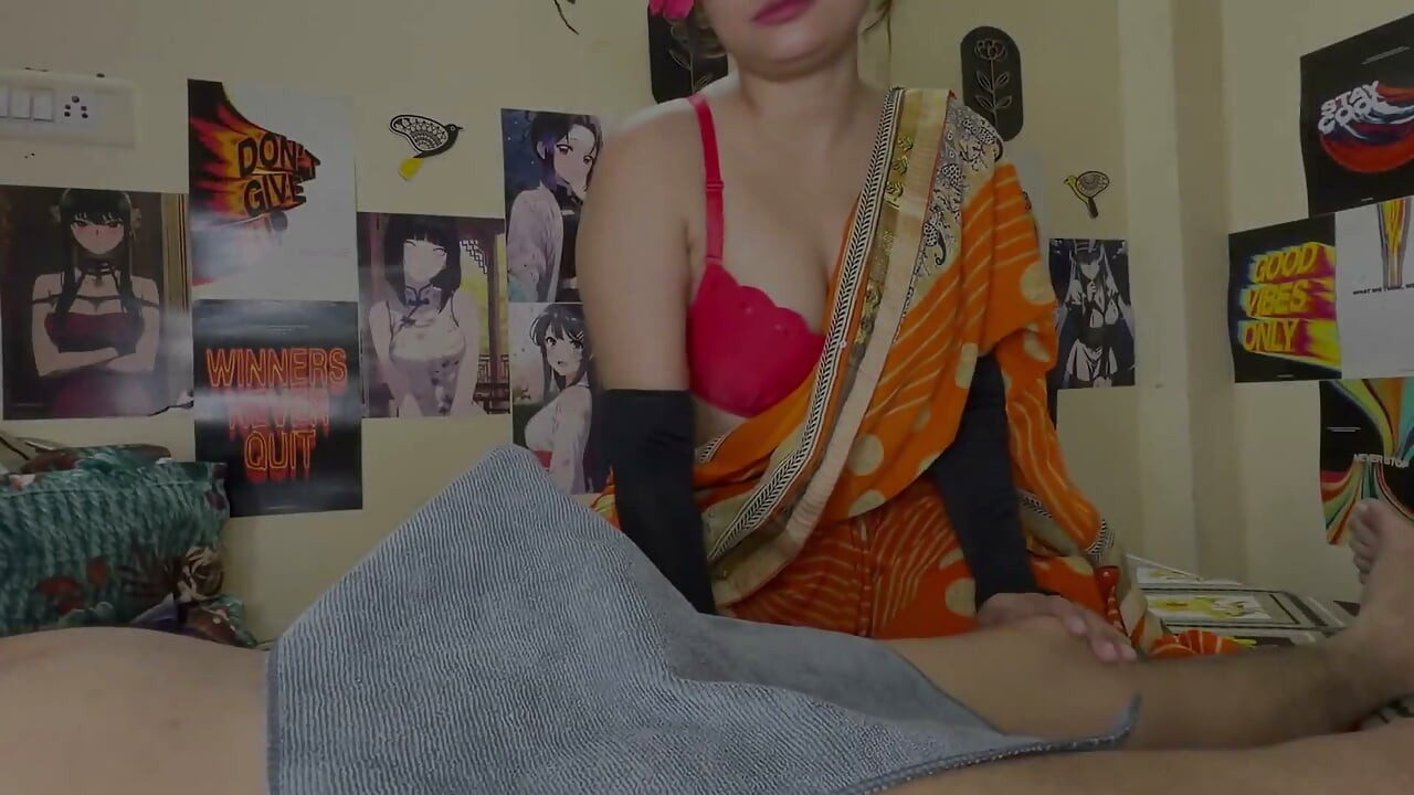 Big Booty Indian Wife Fucking Her Neighbour’s 18 Year Old Stepson Behind Their Back.
