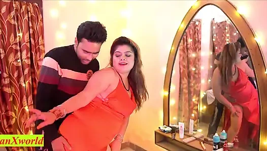 Bos kantor ngentot pacarku yang cantik! Indian Boss Sex