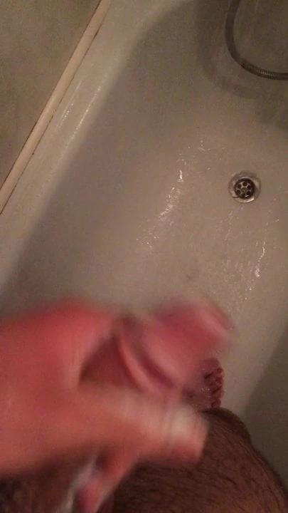 Jerking in shower