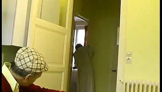 A Pretty Wife Offers to a Grandfather in Front of Her Husband!