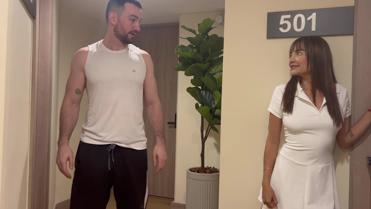 Cute Latina Girl Next Door Asks Her Neighbor to Impregnate Her with A Breeding Creampie