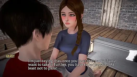 Harry ile hayatta bir kez elle muamele ve öpüşmeyi öğrenin