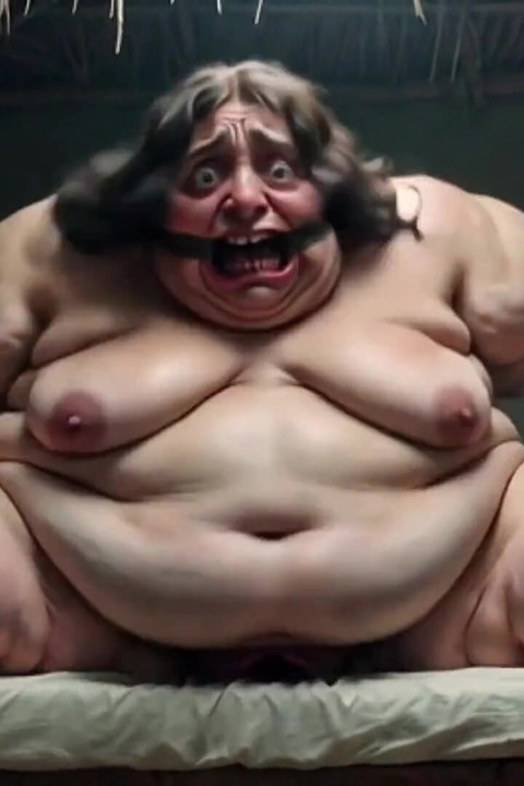 Desperate SSBBW in Rope Bondage - Dripping Fat Wide Pussy