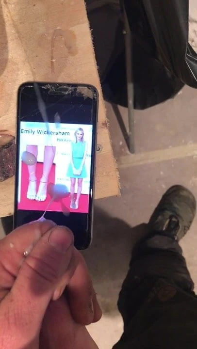 Cumtribute for Emily Wickersham and her feet