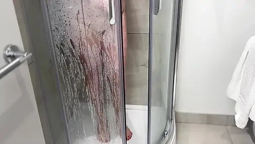 Mrs Mature Feet and her Shiny Nylon Slip 389