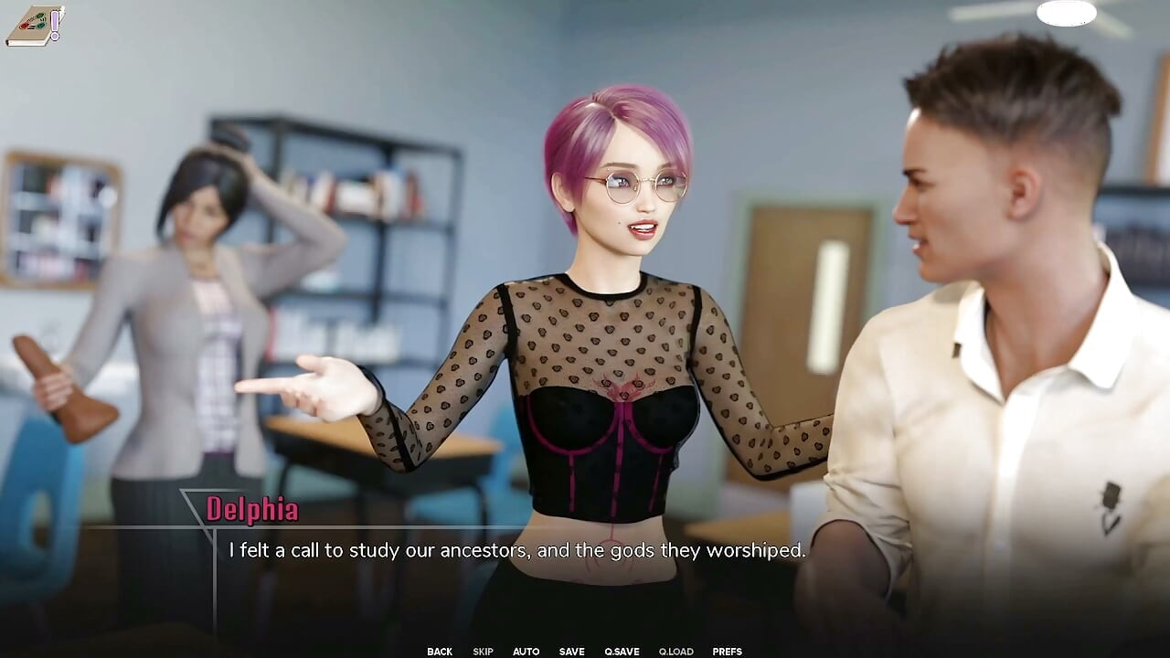 Taboo University 10 - Delphia Flashed Her Tits