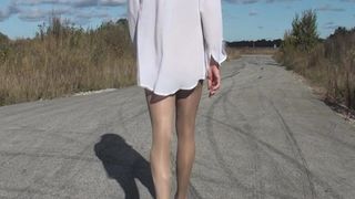 Pantyhose Outdoor part 2 of 6