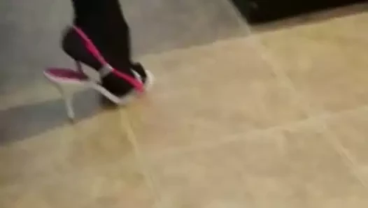 My feet in heels