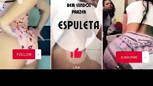 Hot Latina Gets Wet and Masturbates on Her Friend's Bed