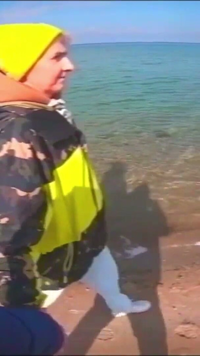 SISSY PET OUTDOORS - Walking your balls on the beach! | Clip 1