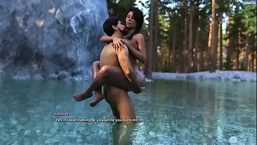 Adik tiriku yang lagi sange ngentot di sungai di luar ruangan
