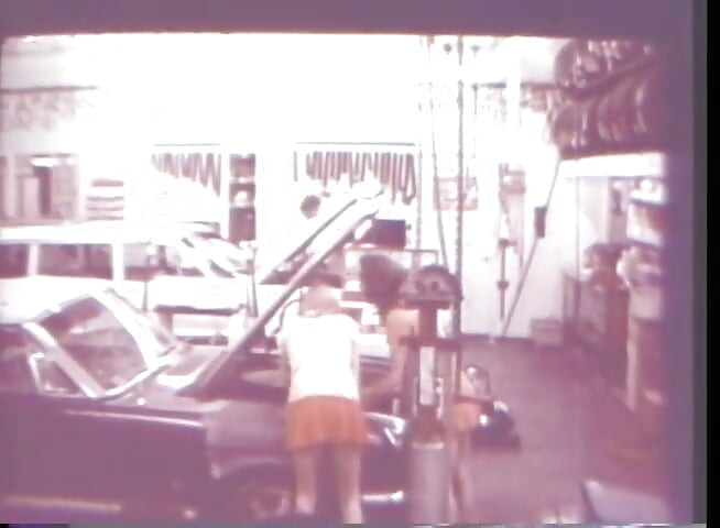 Vintage seks in de auto