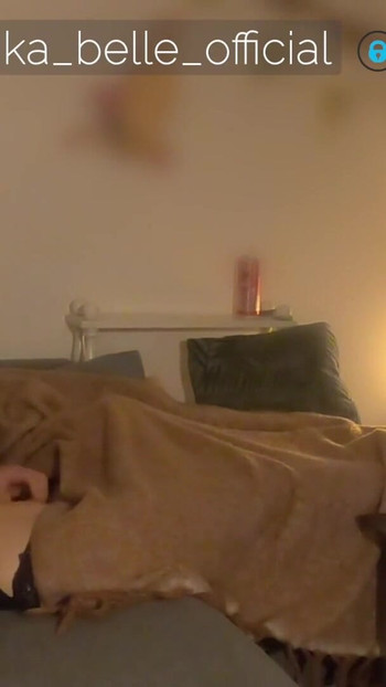 Emotional moment from "Couple in love has nice foreplay while watching porn on couch pt. 1 +(dirty) talk"