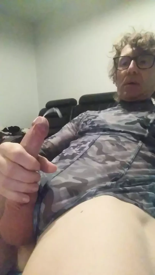 Sissy cum and licking, swallowing