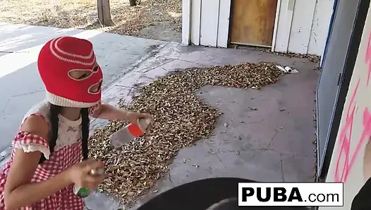 Marica Hase the house jacker gets some BBC from Chris Cock!