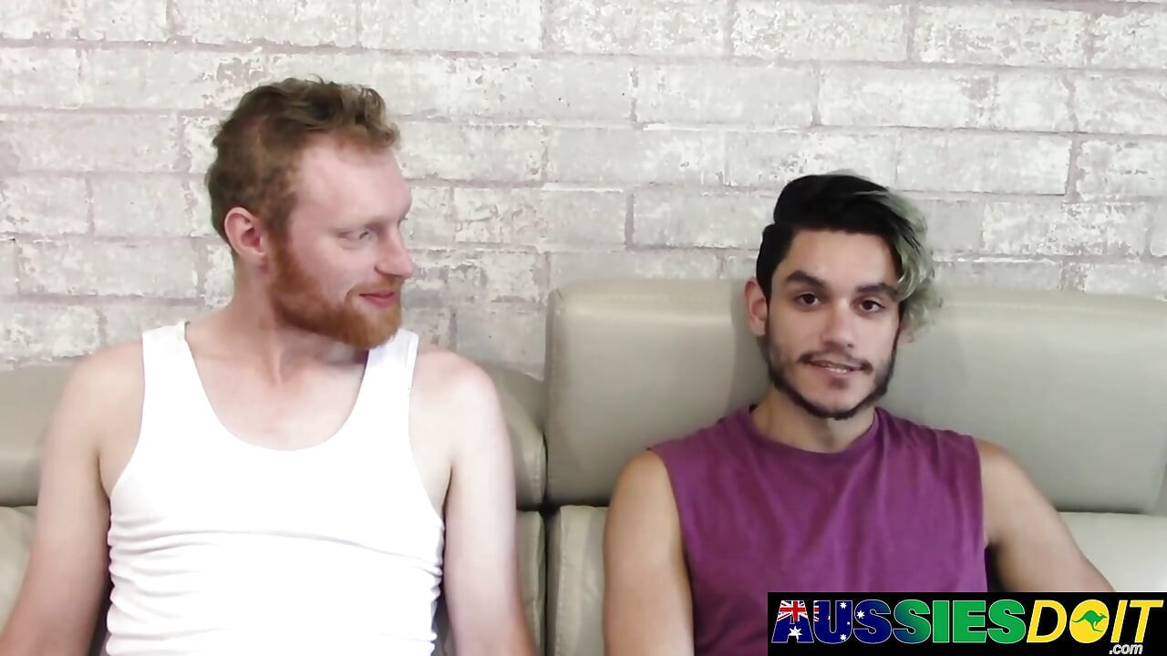 Australian Mars Thick Dick Explores Rhys Hairy Tight Asshole Raw