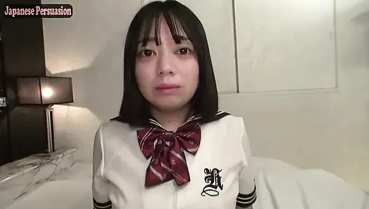 G cup Sss beauty doppelgänger. Uniform hotel date mit süßer, liebender blowjob