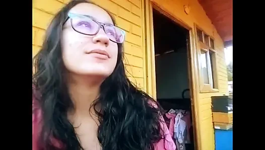 I Touch My Pussy on the Balcony and the Neighbors Watch Me From the Window