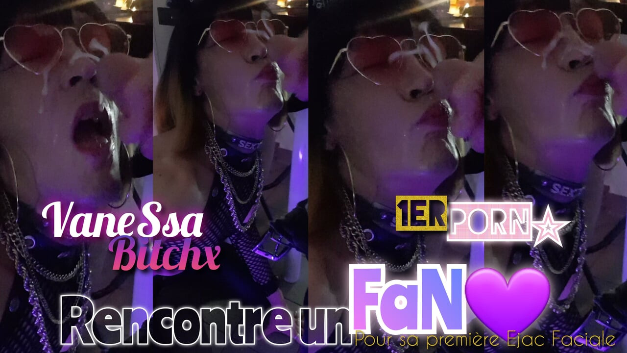 Vanessabitchx Gives a Big to a Fan. Her 1st Porn & Her 1st Facial august