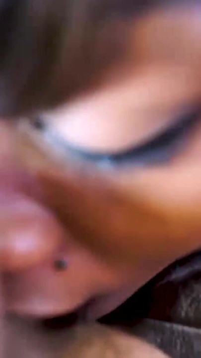 Monae Tiny Brunette Newbie Messy BJ Thirsty Finish Swallowing Cum! | Clip 1