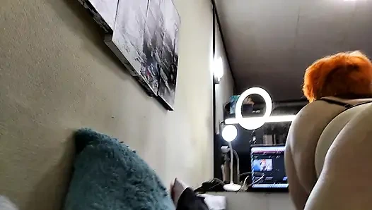 Зрелая рыжая Vixen и мясистый член во всех ее мокрых дырках...))