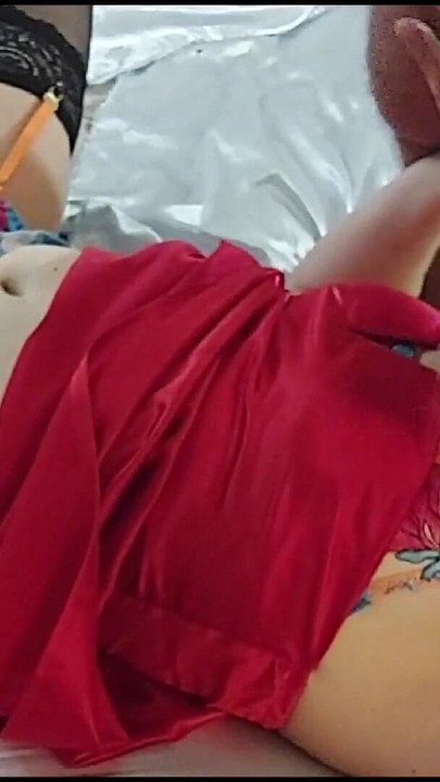 Must-see moment from "2407ss1(01) - French Amateur Slut, Clothed Sex, Satin Lingerie, Deepthroat, Rimming, Doggystyle,"